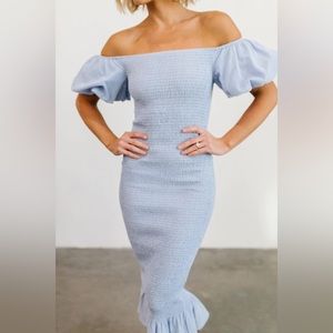 Baltic Born Alana Smocked Midi Dress